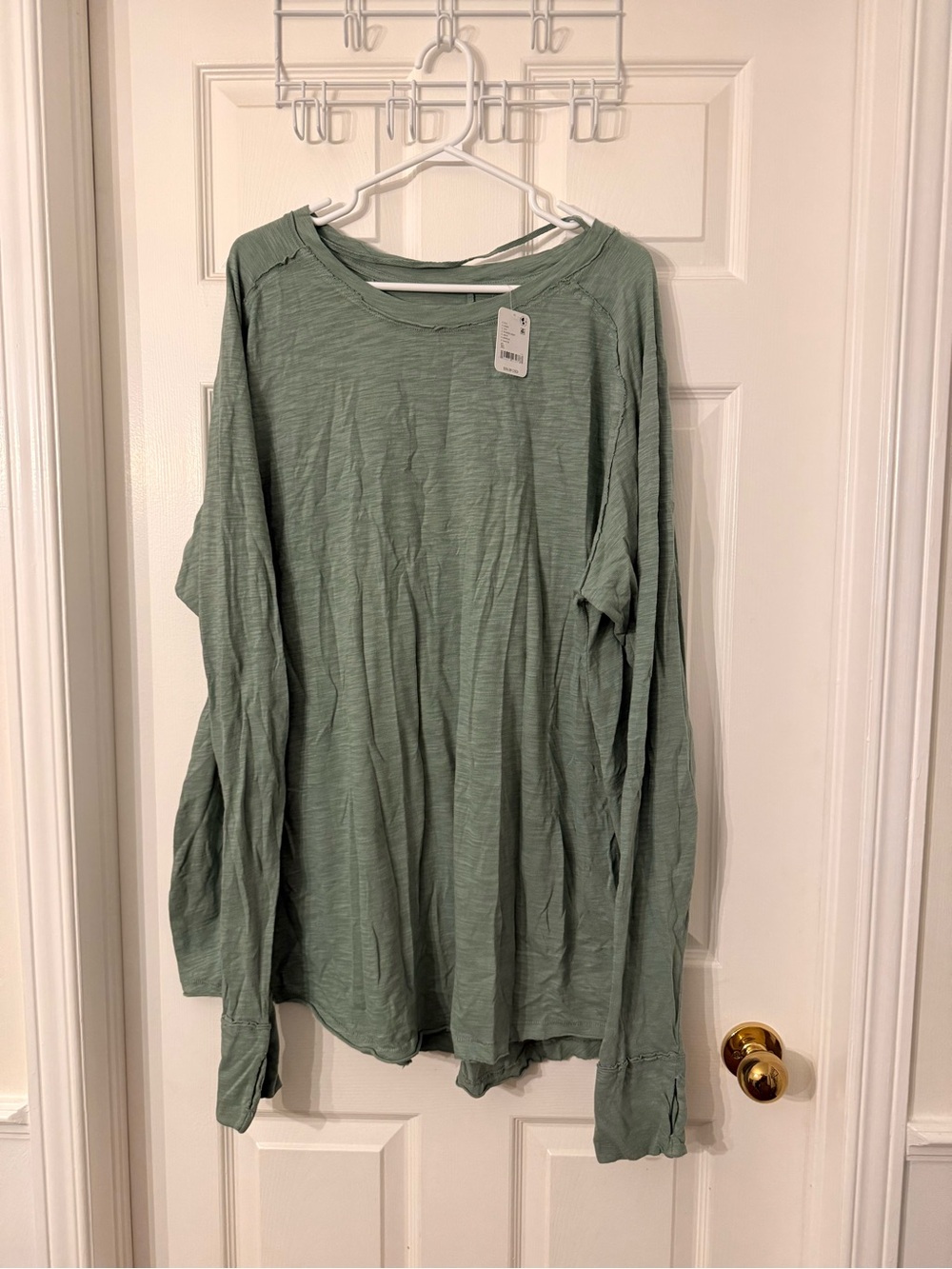 NWT Free People We The Free Arden Long Sleeve Knit Tee